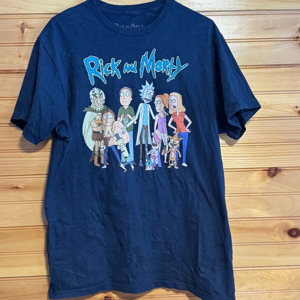 Ripple Junction Rick and Morty Graphic T-Shirt Large